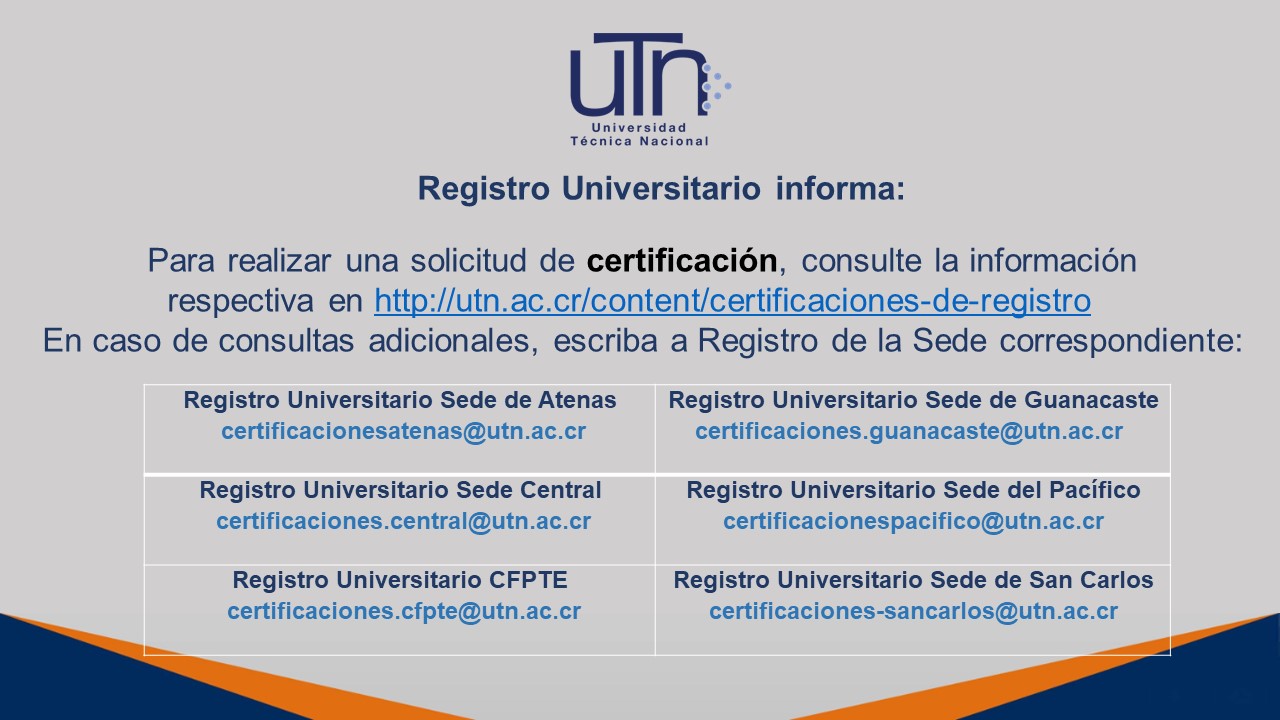 certificaciones